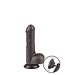 Rimba LoveToy - Aftrekbare dildo 18,3 cm (Ø 3,5 cm) - Zwart