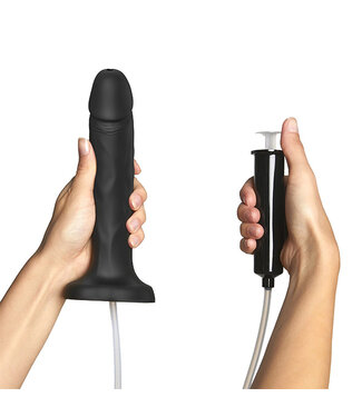 Strap-On-Me Strap-On-Me - Squirting Cum Dildo Realistic Black XL
