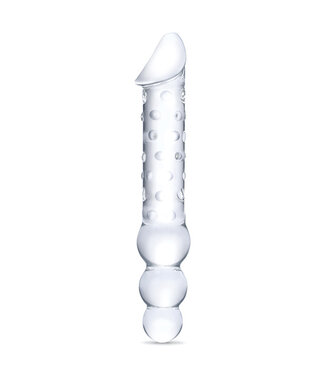 Glas Glas - Double Ended Glass Dildo with Anal Beads