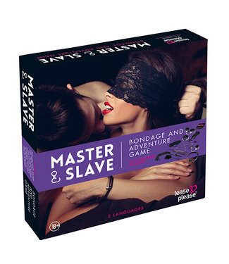Tease & Please Master & Slave Bondage Spel Paars (NL-EN-DE-FR-ES-IT-SE-NO-PL-RU)
