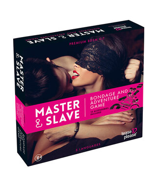 Tease & Please Master & Slave Bondage Spel Magenta (NL-EN-DE-FR-ES-IT-SE-NO-PL-RU)