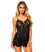 Leg Avenue Rose Lace Flair Chemise