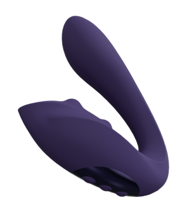 Yuki - Dual Motor G-Spot Vibrator with Massaging Beads - Purple