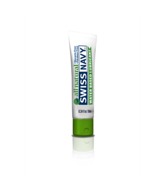 Swiss Navy All-Natural - Waterbased Lubricant - 0.3 fl oz / 10 ml