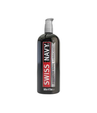 Swiss Navy Premium - Siliconebased Anal Lubricant - 16 fl oz / 473 ml