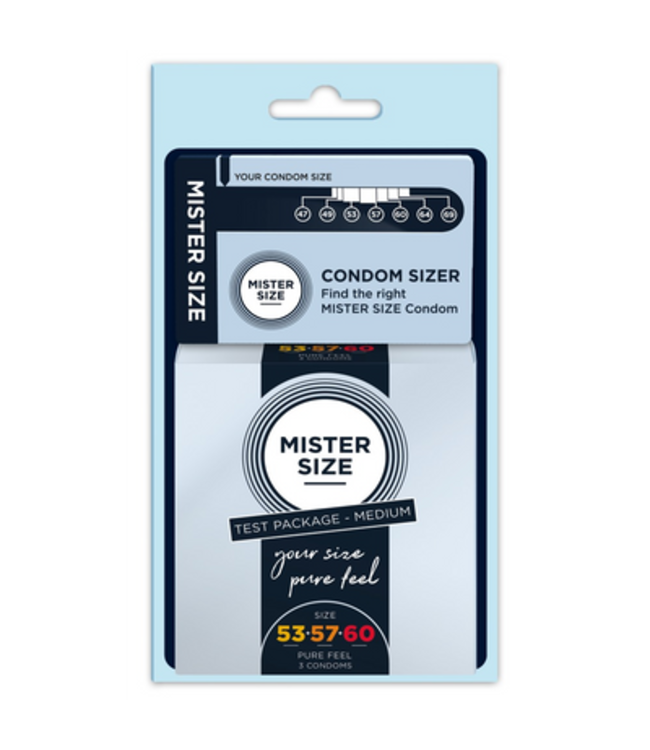 Size Kit Medium - Sizer Tool and 3 Condoms