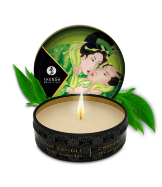 Shunga Mini Massage Candle - Exotic Green Tea - 1 oz / 30 ml
