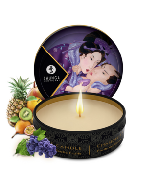 Shunga Mini Massage Candle - Exotic Fruits - 1 oz / 30 ml
