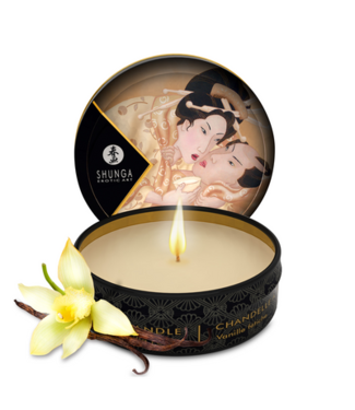 Shunga Mini Massage Candle - Vanilla - 1 oz / 30 ml