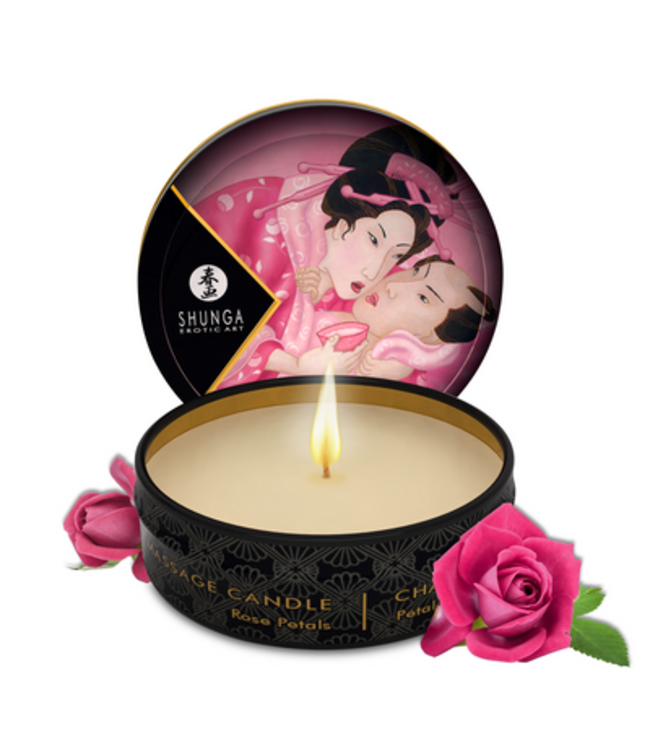 Mini Massage Candle - Roses - 1 oz / 30 ml