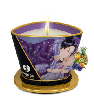 Shunga Massage Candle - Exotic Fruits - 5.7 oz / 170 ml