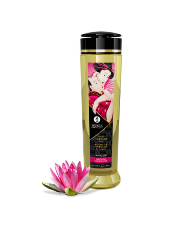 Erotic Massage Oil - Sweet Lotus - 8 fl oz / 240 ml