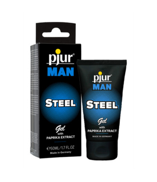 Pjur MAN - Steel Gel - Lubricant and Massage Gel - 2 fl oz / 50 ml