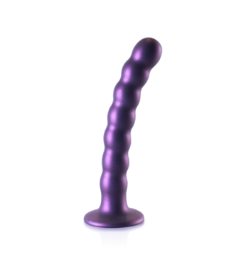 Ouch! by Shots Beaded Silicone G-Spot Dildo - 6,5'' / 16,5 cm