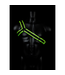 Ouch! by Shots Gladiator Armor - Glow in the Dark - S/M