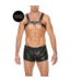 Ouch! by Shots Bulldog Leather Chest Harness - S/M