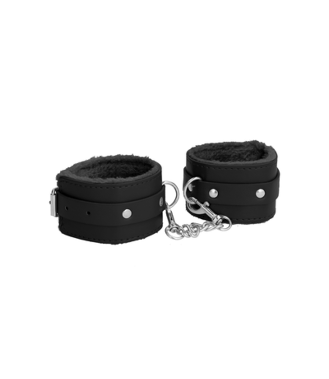 Plush Leather Ankle Cuffs