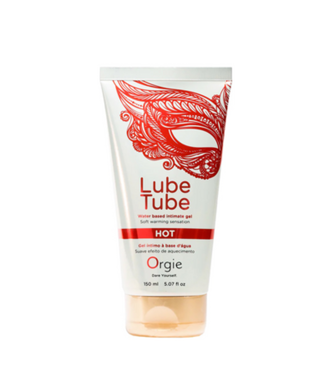 Lube Tube Hot - Waterbased Lubricant with a Warming Effect - 5 fl oz / 150 ml