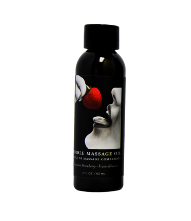 Strawberry Edible Massage Oil - 2 fl oz / 60 ml