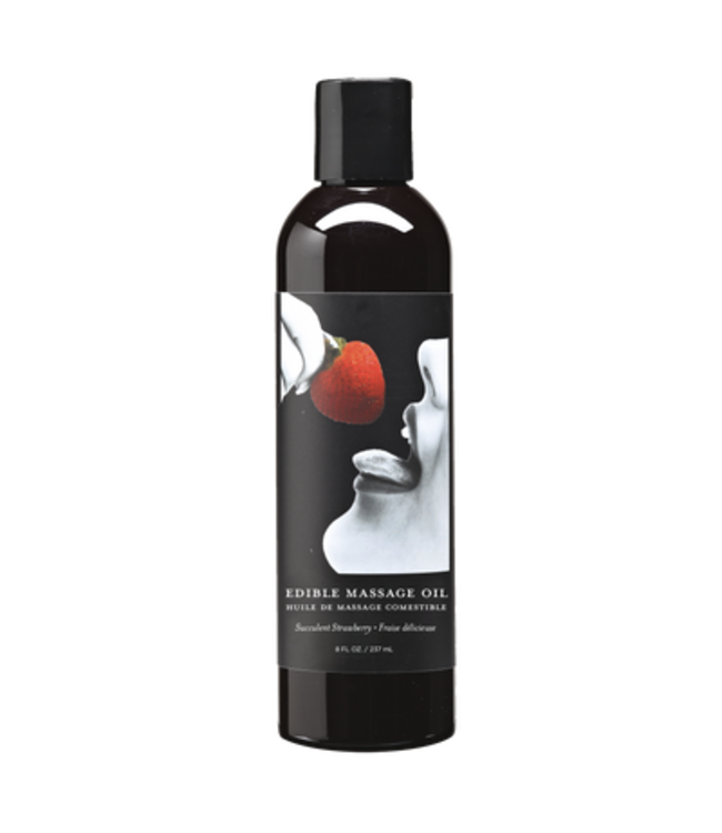 Strawberry Edible Massage Oil - 8 fl oz / 237 ml