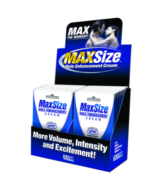 Swiss Navy MAX Size - Enhancement Creme for Men - Display - 24 Pieces