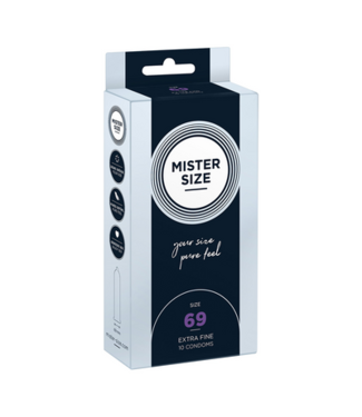 Mister Size Pure Feel - Condoms 69 mm - 10 Pack