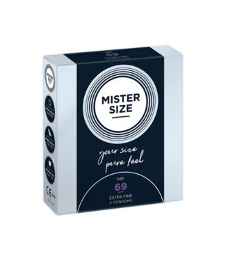 Mister Size Pure Feel - Condoms 69 mm - 3 Pack
