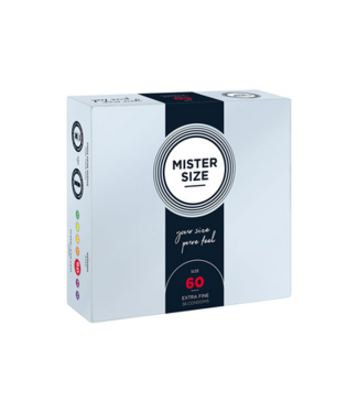 Mister Size Pure Feel - Condoms 60 mm - 36 Pack
