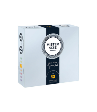 Mister Size Pure Feel - Condoms 53 mm - 36 Pack