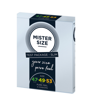 Mister Size Pure Feel - Condoms 47, 49, 53 mm - 3 Pieces