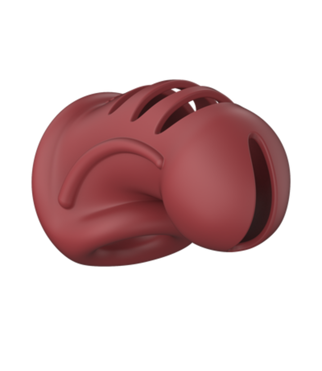 Model 28 - Ultra Soft Silicone Chastity Cage - Red