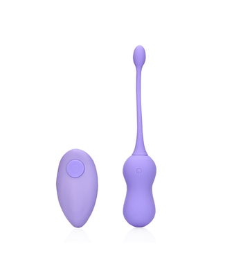 Loveline by Shots Vibrating Egg with Remote Control - Violet Harmony