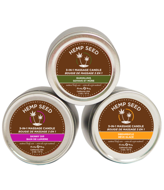 Massage candle Trio - 2 oz / 57 gr