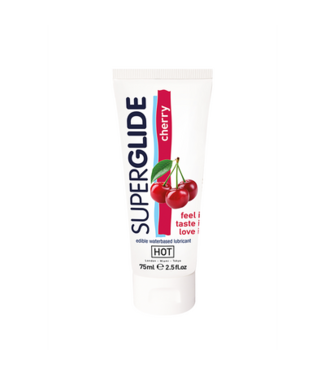 HOT Superglide Edible Waterbased Lubricant - 3 fl oz / 75 ml