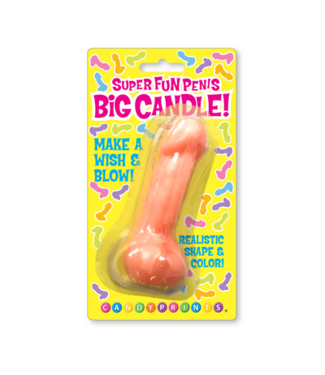 Little Genie Productions Super Fun Big Penis - Candle - Pink