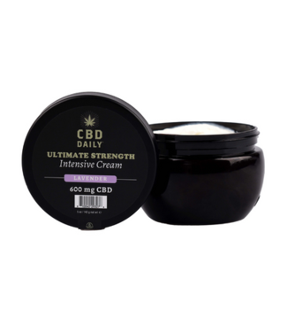 Earthly body CBD Daily Ultimate Strength Intensive Cream - Lavender - 5 oz / 142 g