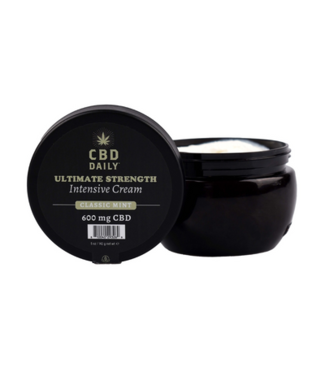Earthly body CBD Daily Ultimate Strength Intensive Cream - Classic Mint - 5 oz / 142 g