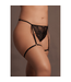 Le Désir by Shots Marie - Lace Thong with Garter , Adjustable Sliders and Golden Details - Plus Size