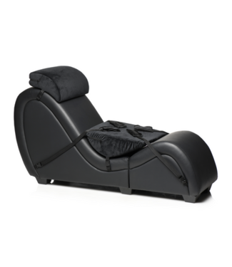 XR Brands Kinky Sex Chaise with Love Pillows - Black