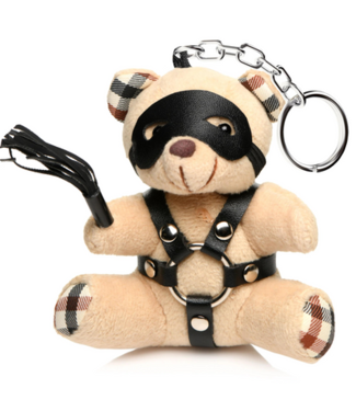 XR Brands BDSM Teddy Bear Keychain - Tan