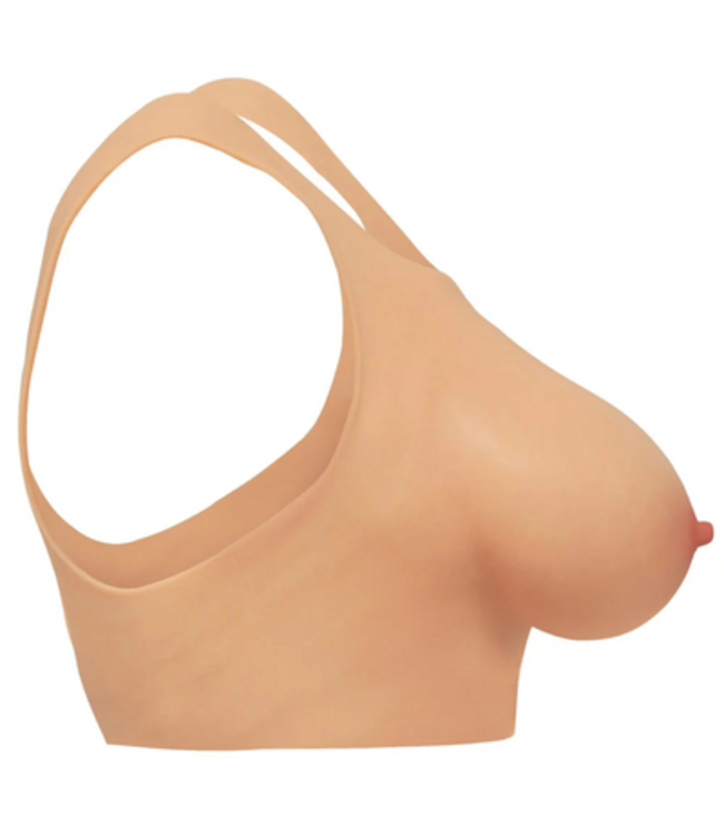 Perky Pair D-Cup Silicone Breasts - Flesh