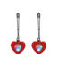 XR Brands Light Up - Silicone Heart Tweezers Nipple Clamps