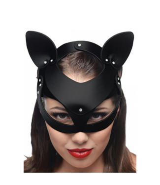 XR Brands Bad Kitten - Leather Cat Mask