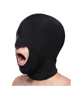 XR Brands Blow Hole - Open Mouth Spandex Face Mask