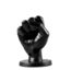 All Black Fist Dildo - 6 / 14 cm