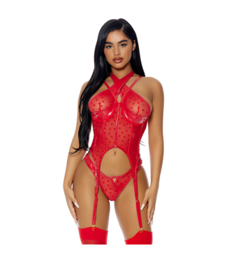 Forplay Steal Your Heart - Lingerie Set - S