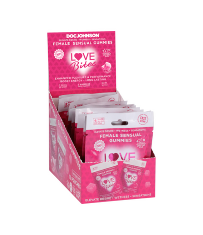 Female Sensual Gummies - 12 pack - 2 pcs per pack - 0.3 oz / 9 gram