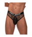 Male Power Cock Ring Thong - S/M - Black