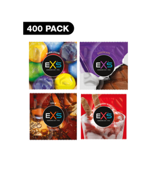 EXS EXS Mixed Flavored - Condoms - 400 Pieces