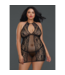 Dreamgirl Fishnet and Lace Chemise - Plus Size
